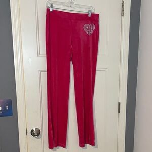 Juicy Hot Pink Velour Pants